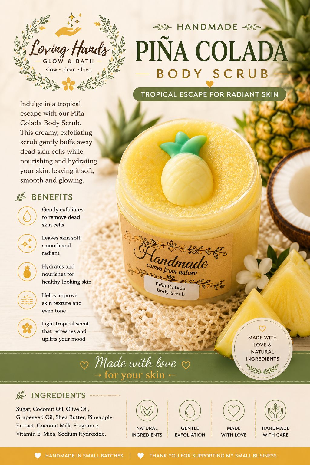 Piña Colada Body Scrub