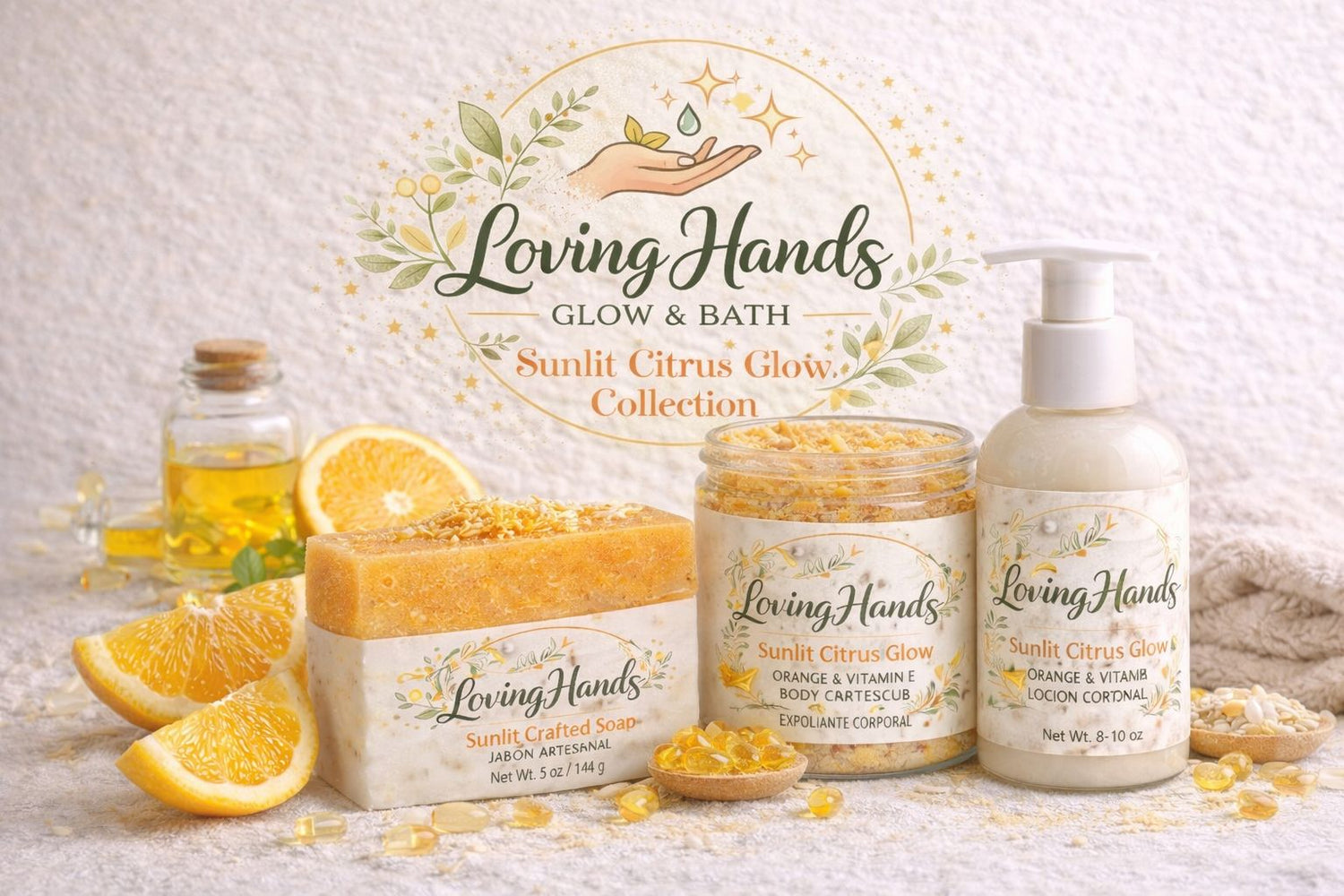 Sunlit Citrus Glow Collection | Colección Sunlit Citrus Glow